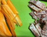 ベーコンとたっぷり野菜のコンソメスープ作り方1写真