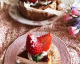 簡単バスク風チーズケーキ♡苺バスチー作り方4写真