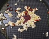 プリプリ☆えびときのこのアヒージョ風炒め作り方4写真