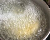 魚介豚骨つけ麺袋麺で、煮干きいた肉玉そば作り方1写真