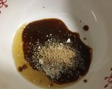 魚介豚骨つけ麺袋麺で、煮干きいた肉玉そば作り方3写真