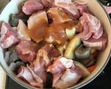 ル・クルーゼでうまみたっぷり筑前煮作り方4写真