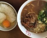 魚介豚骨つけ麺袋麺で、煮干きいた肉玉そば作り方6写真