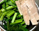 ほうれん草とベーコンのにんにく醤油炒め✨作り方2写真