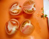 簡単！カプレーゼ風サラダ作り方1写真