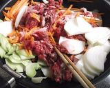 牛肉と彩り野菜の旨塩炒め作り方4写真