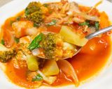 保温調理で鶏肉とブロッコリーのトマト煮作り方12写真