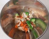 鮭と温野菜のピーカンナッツ味噌サラダ作り方4写真