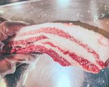塩豚のレンズ豆添え作り方1写真