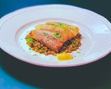 塩豚のレンズ豆添え作り方21写真