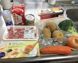 牛乳たっぷりクリームシチュー!(^^)!作り方1写真