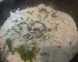 豚肉ステーキ♪マッシュルームクリーム大葉作り方7写真