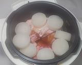 電気圧力鍋で手抜きソーキ風煮込み作り方1写真