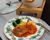 PRINCESS鍋でトマトラムチョップ作り方6写真