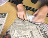 さつまいもをストーブでしっとり焼く方法作り方1写真