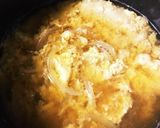 玉ねぎと卵の味噌汁作り方4写真