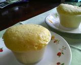 レンジ蒸しパン☆カップケーキバニラ作り方3写真