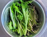 水菜とミニトマトのさっぱりサラダ作り方3写真