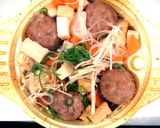豚肉団子と春雨・野菜のスープ煮作り方5写真
