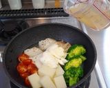 白身魚とチーズのお雑煮作り方4写真