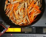 フライパンできんぴらごぼう作り方3写真