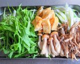 柚子香る✿水菜と豚肉のハリハリ鍋作り方1写真