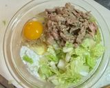 ネギ味噌(肉味噌)でお好み焼き作り方4写真