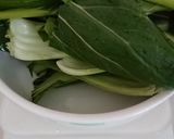 糖尿食メンマとチンゲン菜のスープ作り方1写真