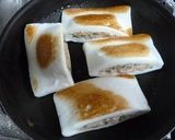 はんぺんのツナと大葉のはさみ焼き♪作り方3写真