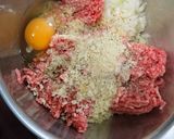 カルビマヨハンバーグ★お弁当 作りおき作り方1写真