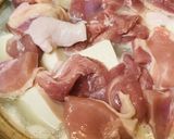 鶏もも肉と豆腐＆豆乳のうどん鍋作り方3写真