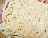 鶏もも肉と豆腐＆豆乳のうどん鍋作り方4写真