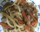 野菜たっぷりやきうどん作り方7写真