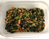 塩鮭と大根菜のごま油炒め作り方4写真