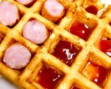 糖質オフ☆ワッフルピザ♪作り方4写真