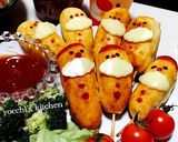 クリスマス！ケチャップつけてサンタドック作り方13写真