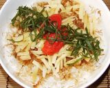 明太子チーズ猫飯(ねこまんま)作り方5写真