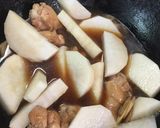 大根と鶏手羽元のオイスターソース煮込み作り方5写真