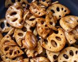 もっちり蓮根とシメジの甘味噌炒め作り方5写真