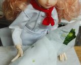 リカちゃん♡アスパラ菜の白だしおひたしꕤ作り方3写真