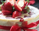 Xmasドレッシー*苺のチーズケーキ作り方25写真
