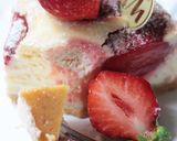 Xmasドレッシー*苺のチーズケーキ作り方28写真