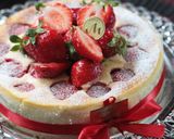 Xmasドレッシー*苺のチーズケーキ作り方26写真