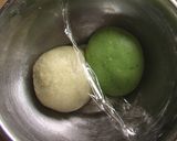 ♡抹茶ときなこのぐるぐるパン♡作り方4写真