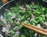 高菜と豚こまの味噌炒め作り方8写真