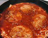 ふっくら☆トマト煮込みハンバーグ作り方9写真