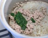 【離乳食後期】ひき肉と青菜の混ぜごはん作り方2写真