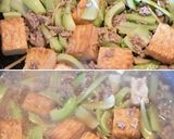 チンゲン菜と厚揚げ豆腐のそぼろあん作り方3写真