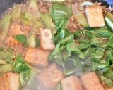 チンゲン菜と厚揚げ豆腐のそぼろあん作り方4写真