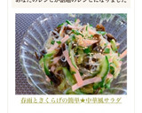 春雨ときくらげの簡単★中華風サラダ作り方12写真